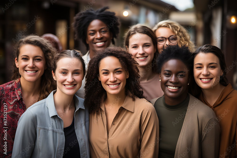a group of people of different nationalities and smile a group of people of different nationalities and smile