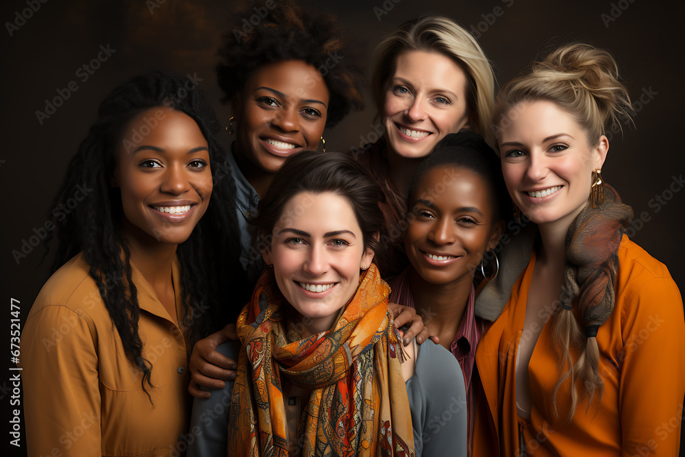 a group of people of different nationalities and smile a group of people of different nationalities and smile