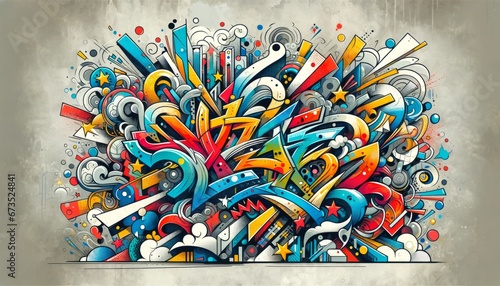 intricate graffiti 