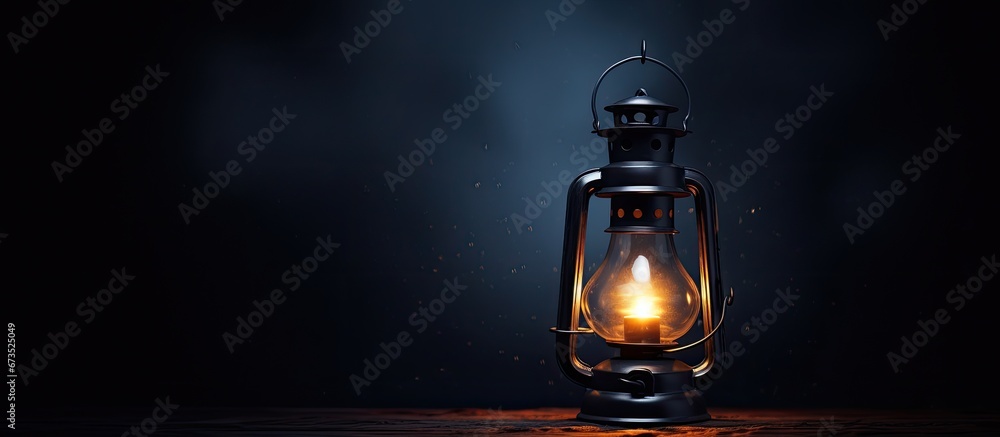 Illuminate the surroundings with a lantern