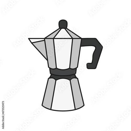 moka pot illustration