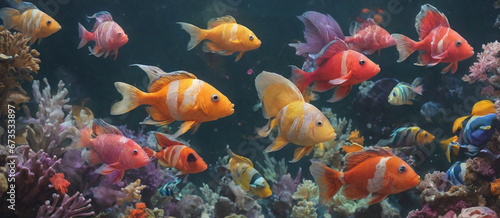 Colorful fishes 