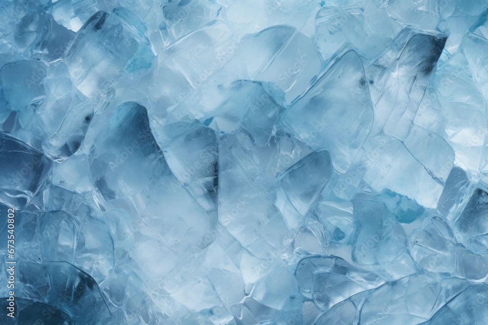 Ice texture crystal, blue tones background. Textured cold frosty surface of ice Ice texture crystal, blue tones background. Textured cold frosty surface of ice