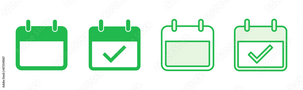 Calendar icon set. Calender symbol. calendar vector icon Calendar icon set. Calender symbol. calendar vector icon