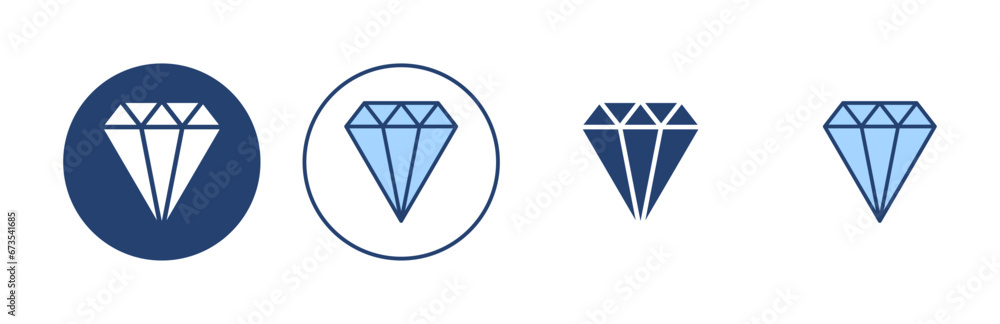 Diamond icon vector. diamond gems sign and symbol Diamond icon vector. diamond gems sign and symbol
