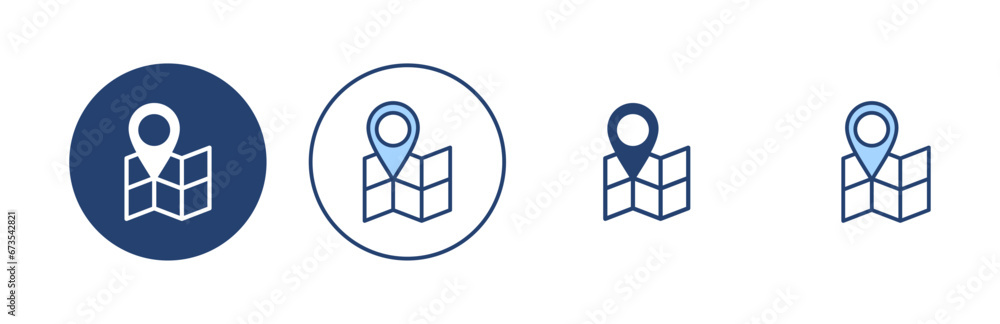 Maps and pin icon vector. location sign and symbol. geo locate, pointer icon. Maps and pin icon vector. location sign and symbol. geo locate, pointer icon.