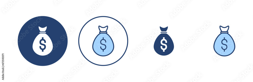 Money icon vector. Money sign and symbol Money icon vector. Money sign and symbol
