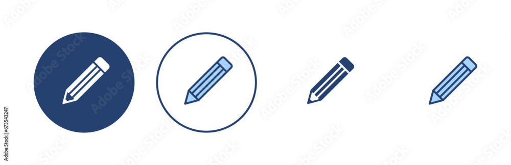 Pencil icon vector. pen sign and symbol. edit icon vector Pencil icon vector. pen sign and symbol. edit icon vector