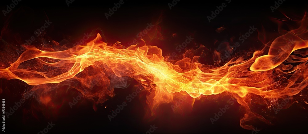 High quality photo manipulation of fire effects