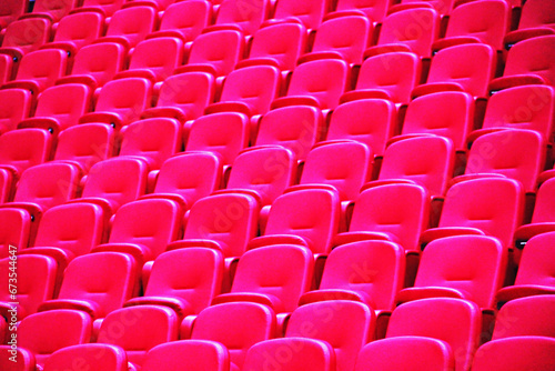 red seats in a stadium
