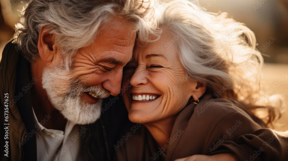couple smile and happy hug each other's eyes, cuddling, warm hugs, senior or adult love, married couple, warm family. Husband and wife in love so fun in new years eve or valentine day couple smile and happy hug each other's eyes, cuddling, warm hugs, senior or adult love, married couple, warm family. Husband and wife in love so fun in new years eve or valentine day