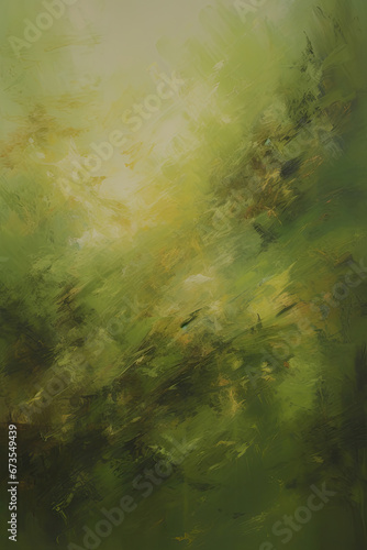 Expressive Olive color oil painting background