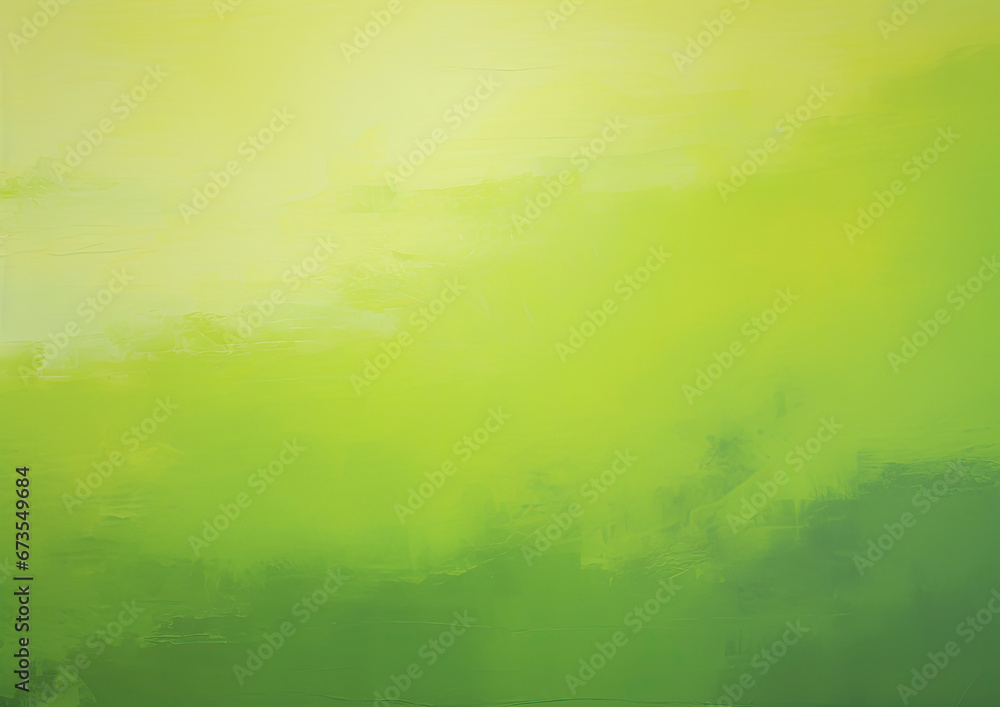 a painting of a yellow and green sky. Expressive Lime color oil painting background