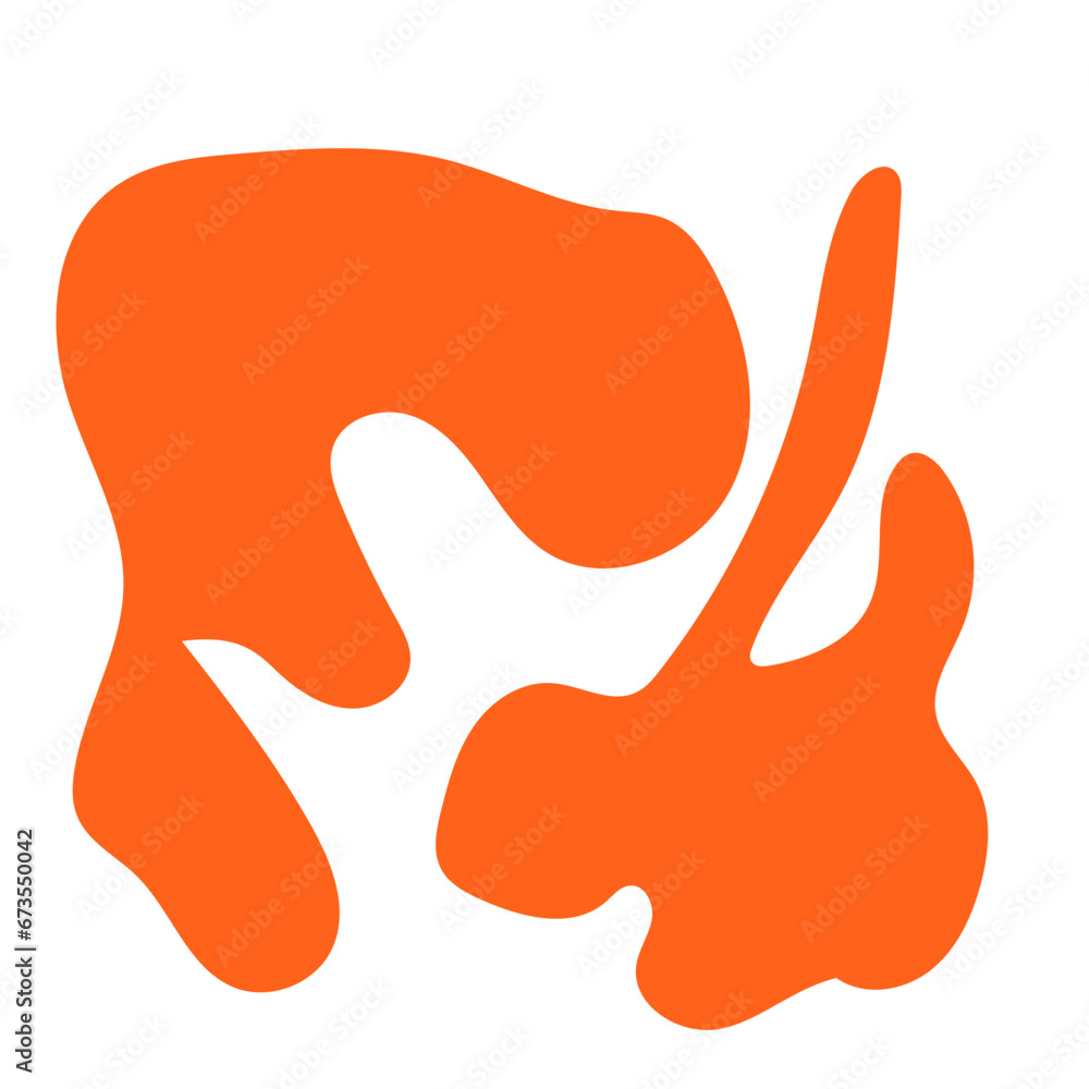 Abstract organic shapes vector 