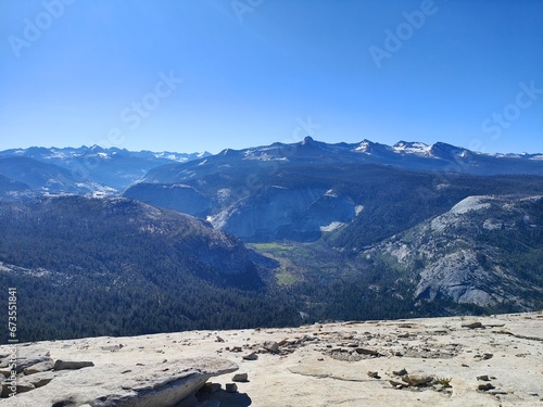 Hiking in Yosemite National Park, California (Half Dome) photo