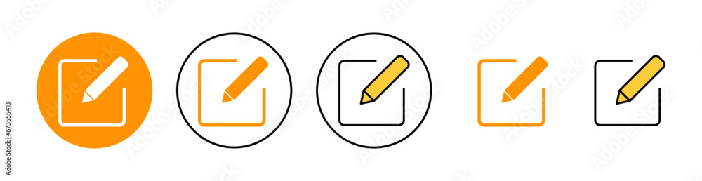 Edit icon set for web and mobile app. edit document sign and symbol. edit text icon. pencil. sign up Edit icon set for web and mobile app. edit document sign and symbol. edit text icon. pencil. sign up