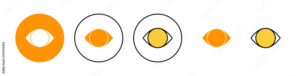 Eye icon set for web and mobile app. Eye sign and symbol. Look and Vision icon. Eye icon set for web and mobile app. Eye sign and symbol. Look and Vision icon.