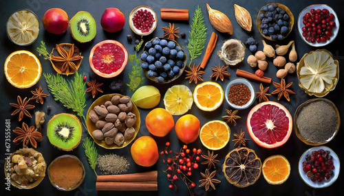 Fruits and Spices photo