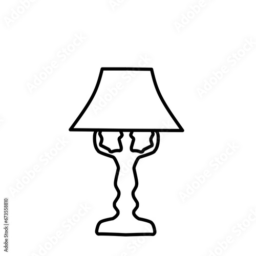 Table Lamp Outline 