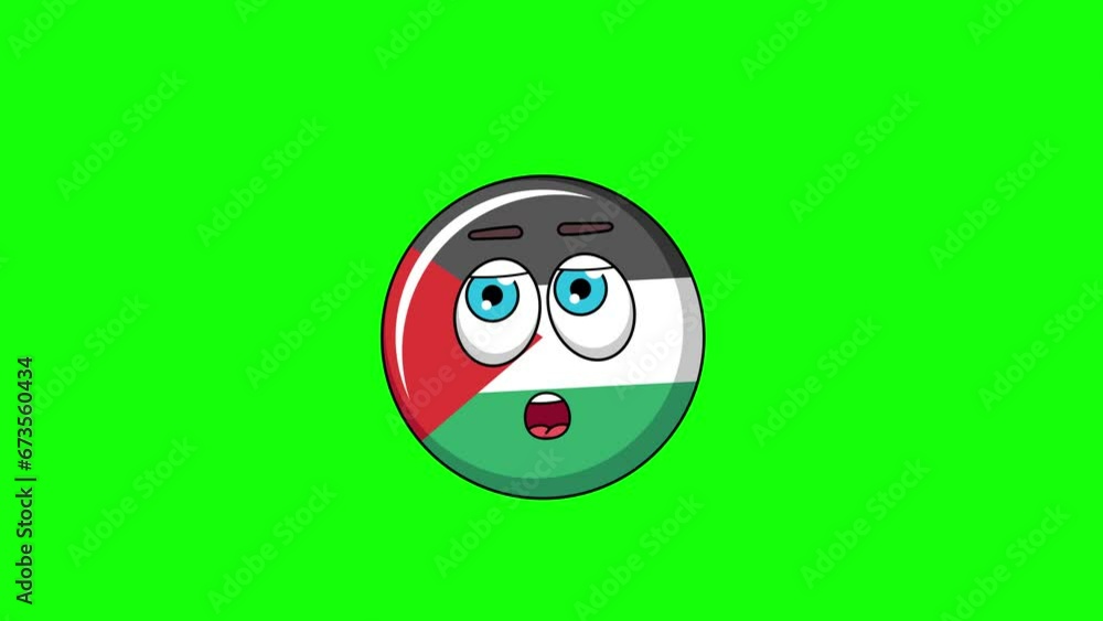 flag of palestine cartoon facing with rolling eye, emoji emoticon animation
flag of palestine cartoon facing with rolling eye, emoji emoticon animation
