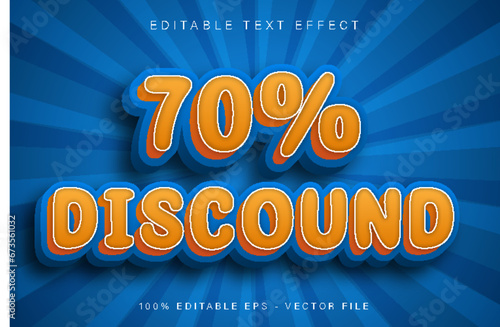 70% Discount Editable Text Effect Cartoon Style