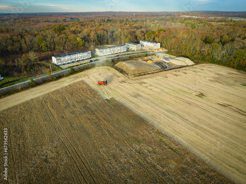 Farmland Drone in New Jersey Monroe Manalapan