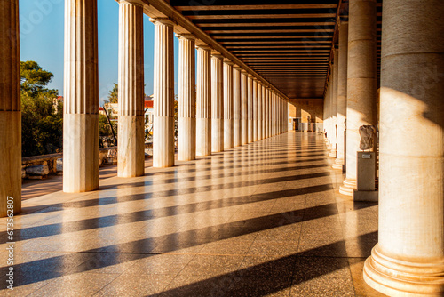 Ancient greek columns