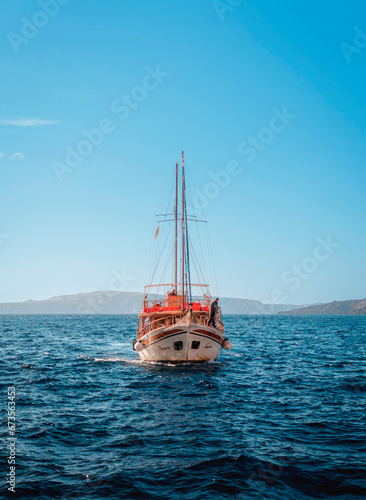 Sailboat on the sea