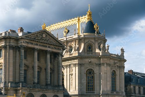 Versailles Castle and its gardens is a popular landmark for tourists in Paris