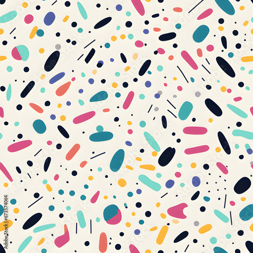 colorful dot seamless pattern