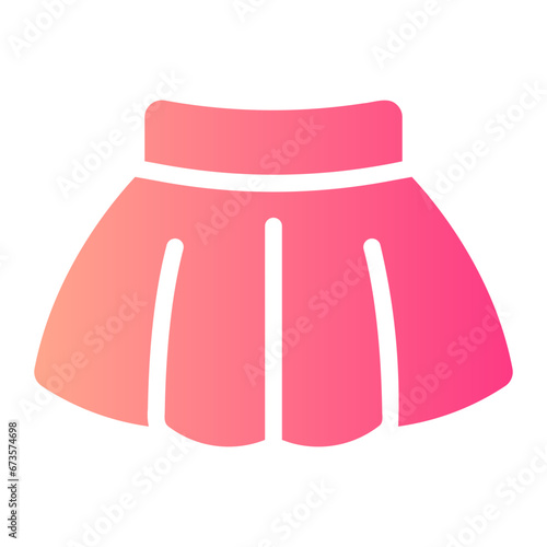 skirt Gradient icon
