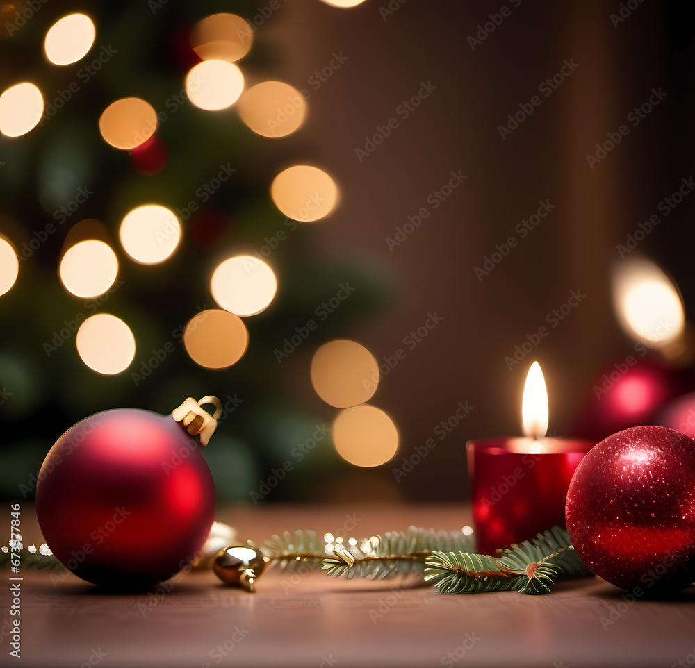 christmas tree and candle christmas tree and candle