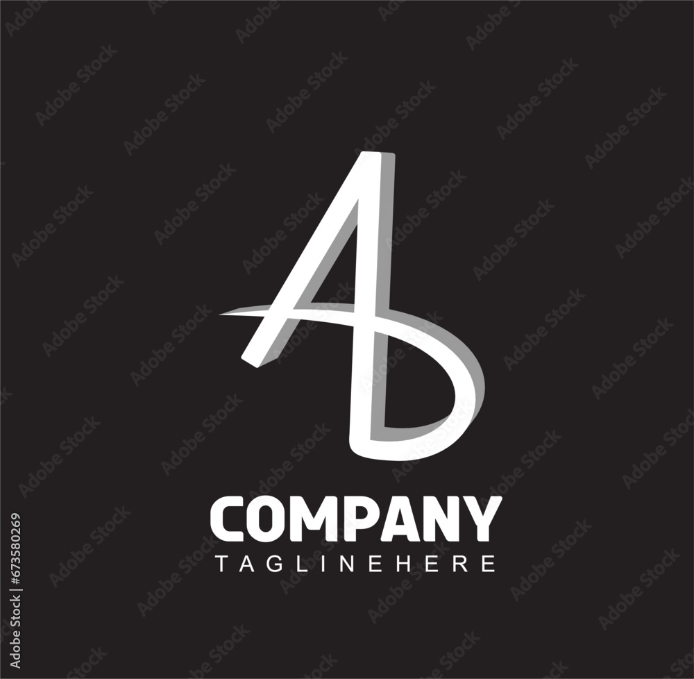 A B Initial Letter 3D Logo design vector template, Graphic Alphabet Symbol for Corporate Business Identity A B Initial Letter 3D Logo design vector template, Graphic Alphabet Symbol for Corporate Business Identity