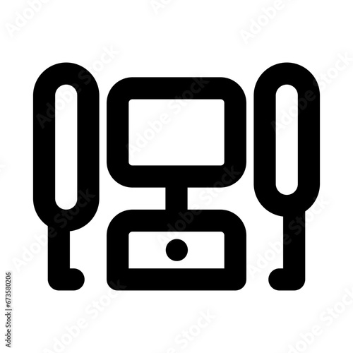 home cinema line icon