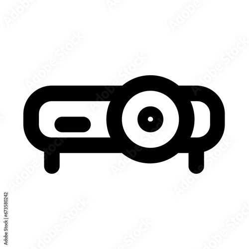 projector line icon