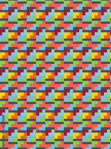 pixelate seamless pattern