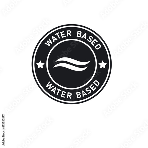 water based ingredients icon vector element design template