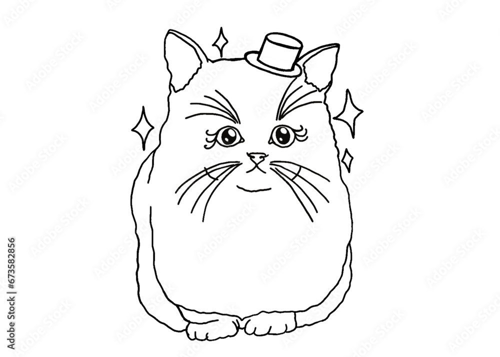 Animal - Adorable Cat, Kitty, Kitten Illustration Animal - Adorable Cat, Kitty, Kitten Illustration