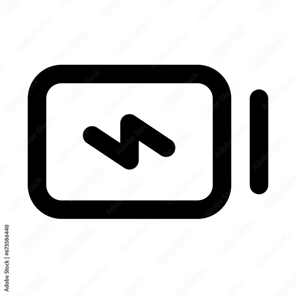 charge line icon charge line icon