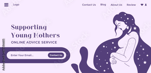 Supporting young mothers online advice service