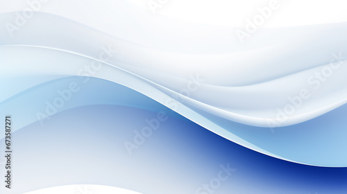 Abstract blue, white luxury wave background with copy space. blue smooth wave on a white background. Dynamic sound wave. Design element. Blue abstract wave background with white background. 
