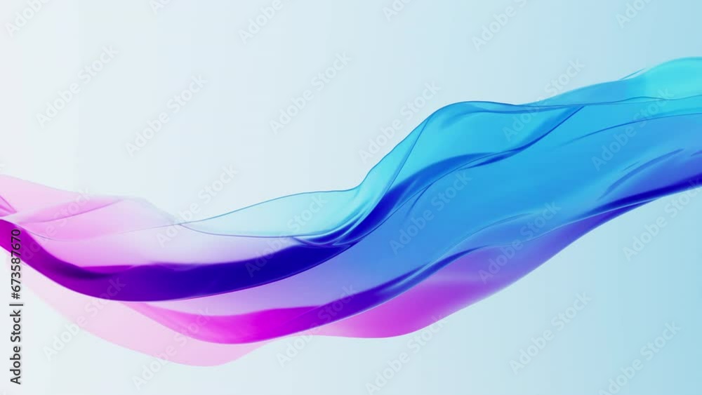 Flowing transparent cloth background, 3d rendering. Flowing transparent cloth background, 3d rendering.