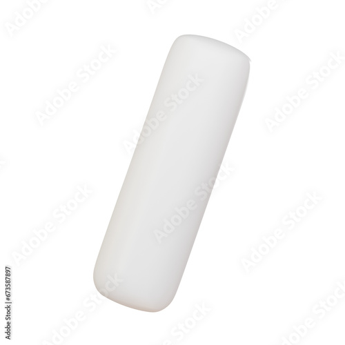 bolster 3D Icon isolated on white background, 3D rendering