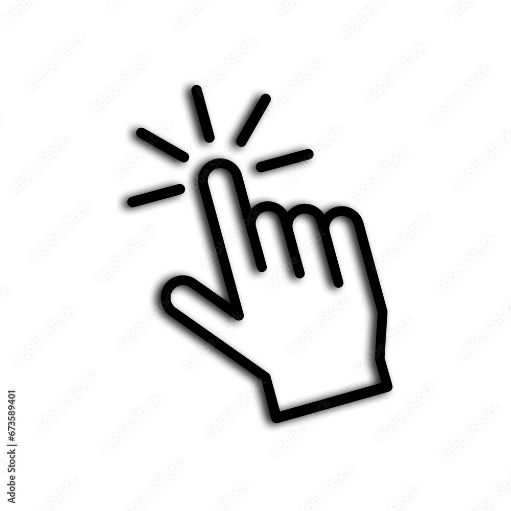 finger hand cursor icon ,click symbol cursor finger hand cursor icon ,click symbol cursor