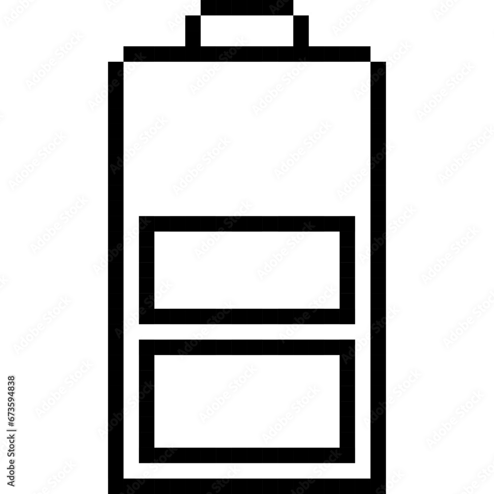 Battery, Charge, Pixelart Art, Power, Level Collection Set. Battery, Charge, Pixelart Art, Power, Level Collection Set.