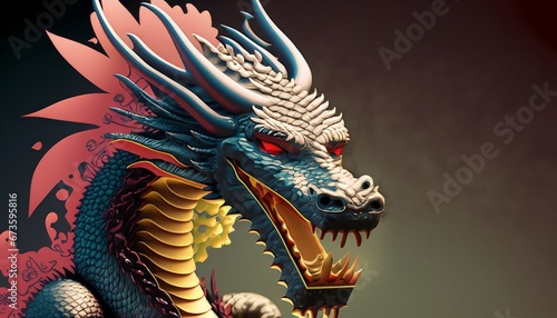 2024 dragon year, new year of the dragon, dragon year, wallpaper dragon, animal dragon, gold dragon, Abstract dragon as a symbol of the year 2024 