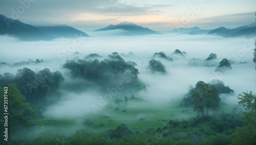 霧のある風景 © JIN