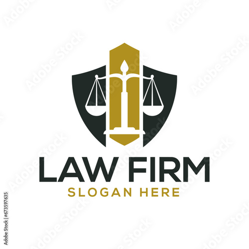 Lawyer ,attorney, avocado, Law firm and legal service logo design.