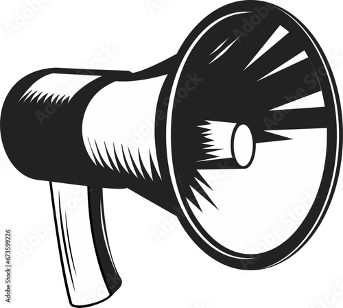 Megaphone Vector Illustration