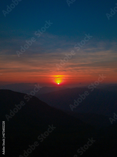 sunset over the mountains,beautiful sunset images